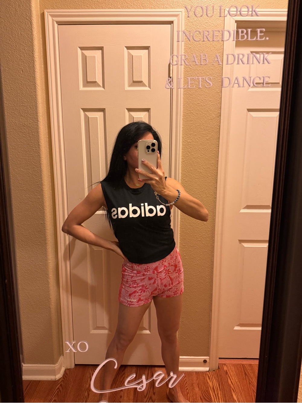 adidas Black Logo Sleeveless